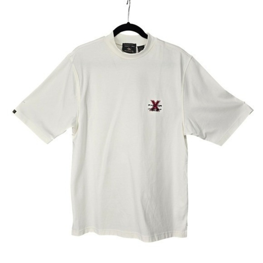 Antigua Mens White Performance T-Shirt Size Medium X Factor Junior Golf Tour NWT